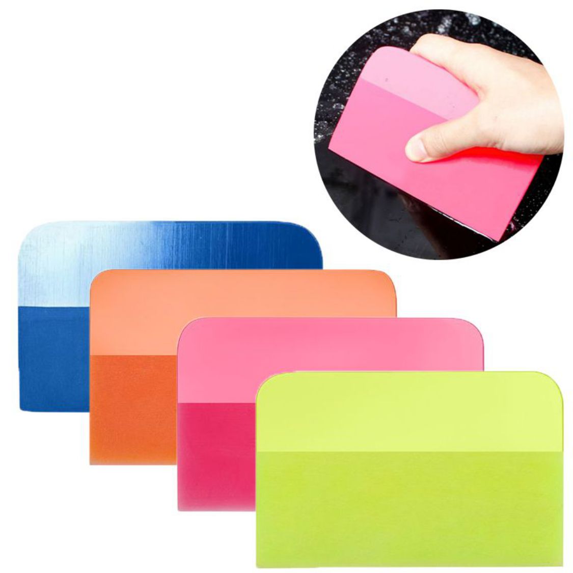 Glass Protector Auto - รถ Anti-Scratch เคลือบป้องกันฟิล์มติดตั้ง Tinting เครื่องมือทําความสะอาดกระจกหน้าต่าง Soft